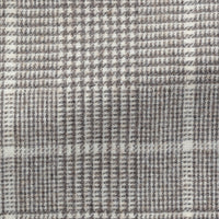 Suit - Taupe Alpaca Wool Blend w/ White Windowpane 5920