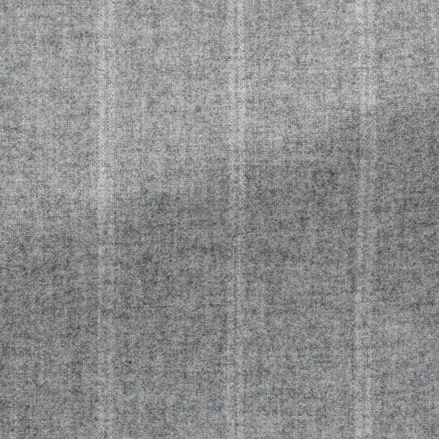 Suit - Stone Grey Wool-Cashmere with Chalk Stripe 5942