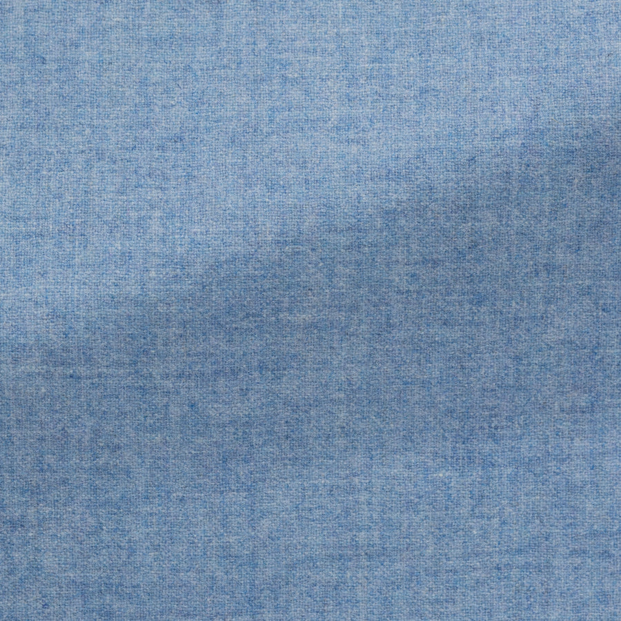 Suit - Sky Blue Wool-Cashmere Plain Weave 5951