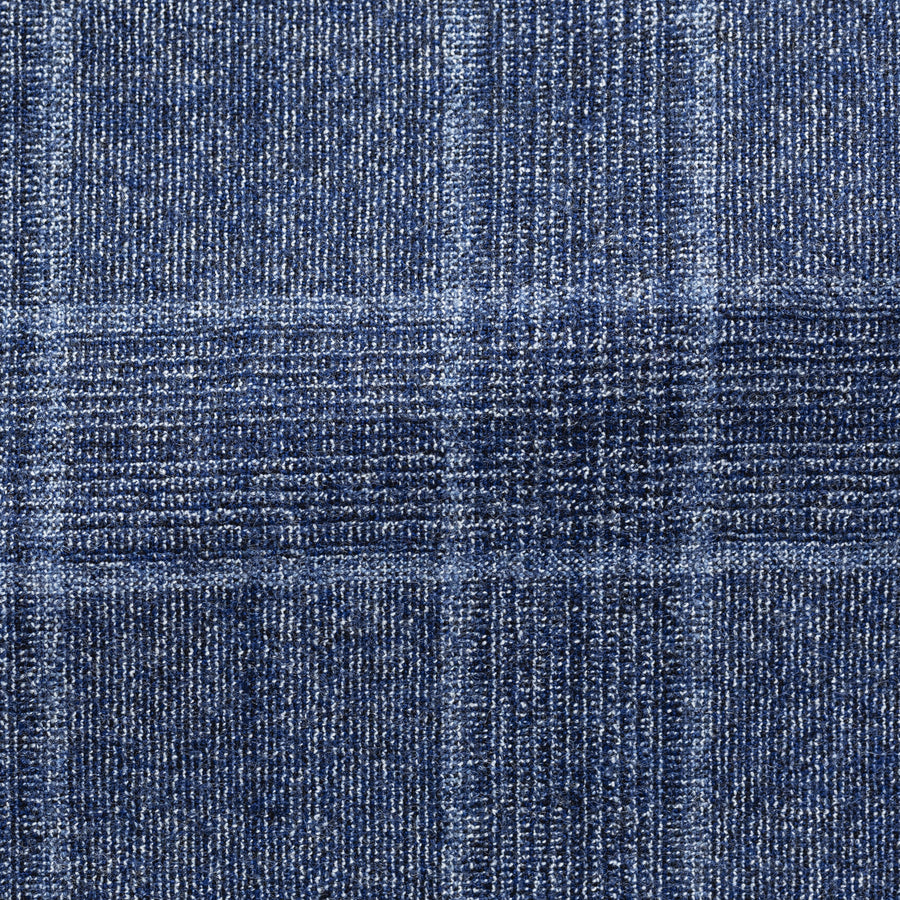 Suit - Dark Blue Natural Bi-Stretch s130 Wool Glencheck 5955