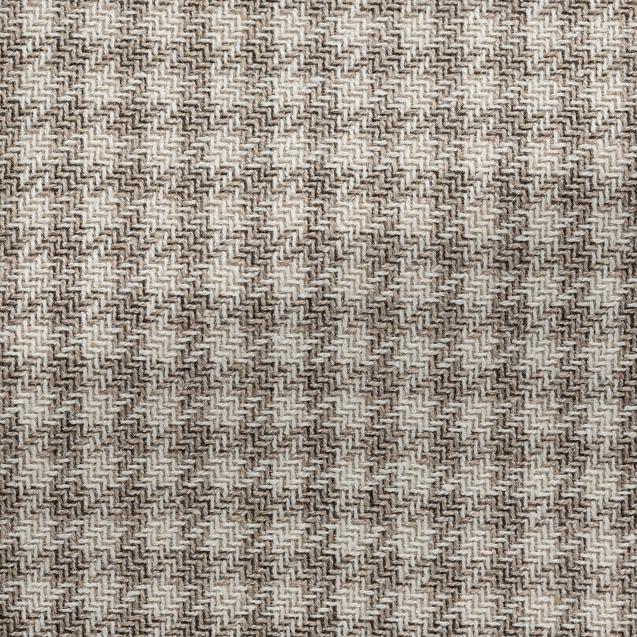 Sport Coat - Tan-Ivory Wool-Alpaca-Silk Houndstooth 9056