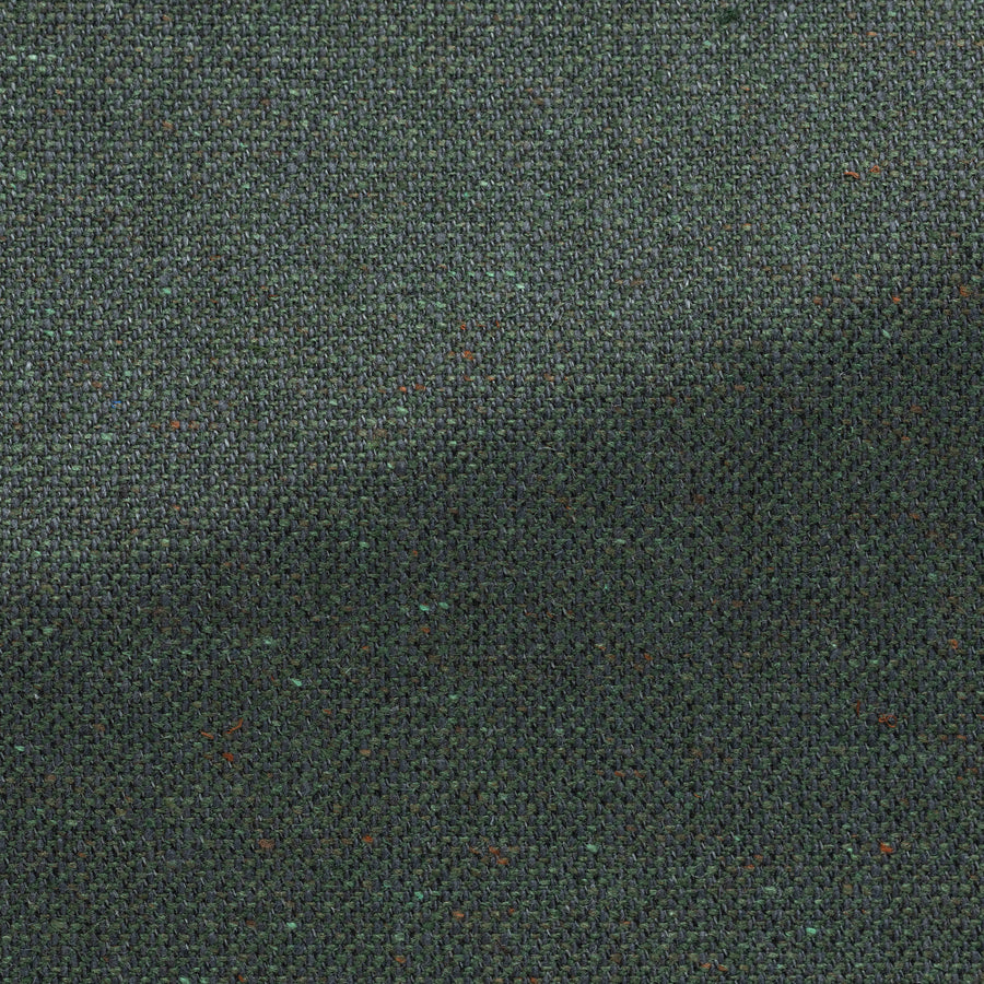 Sport Coat - Forest Green Silk-Wool with Micro-Design 9071