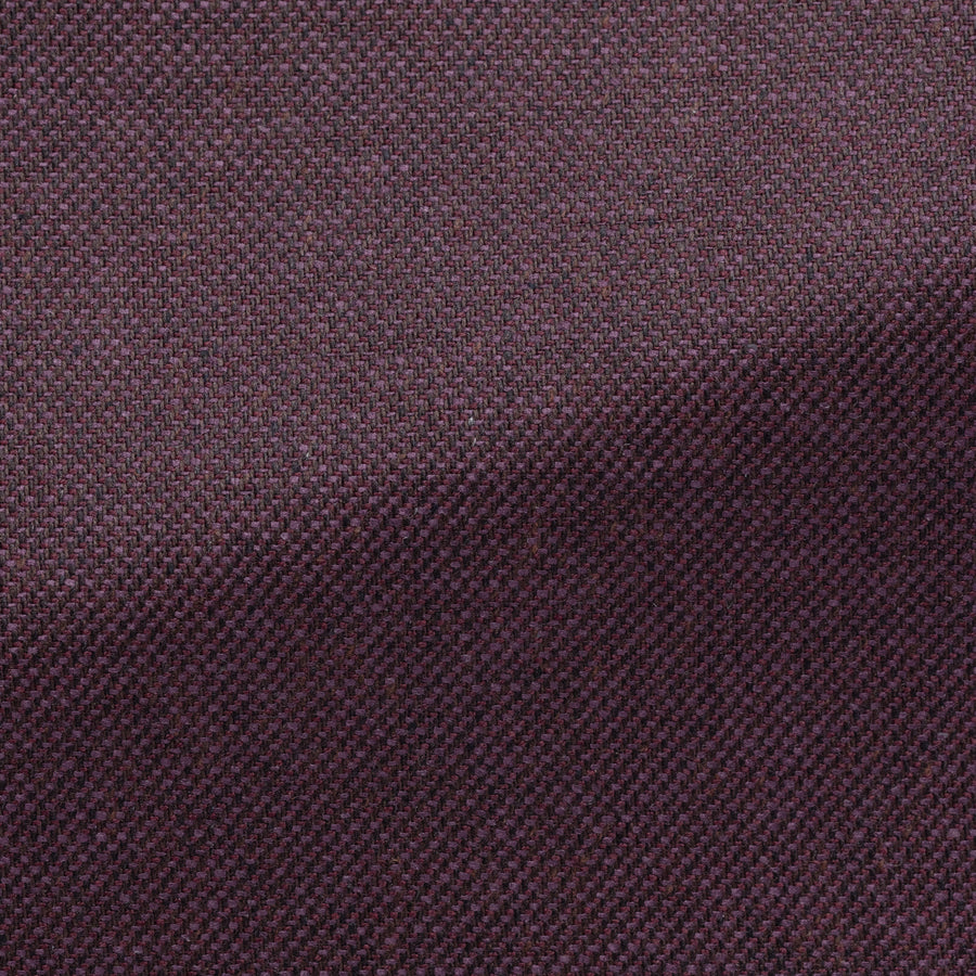 Sport Coat - Merlot Silk-Wool with Micro-Design 9092