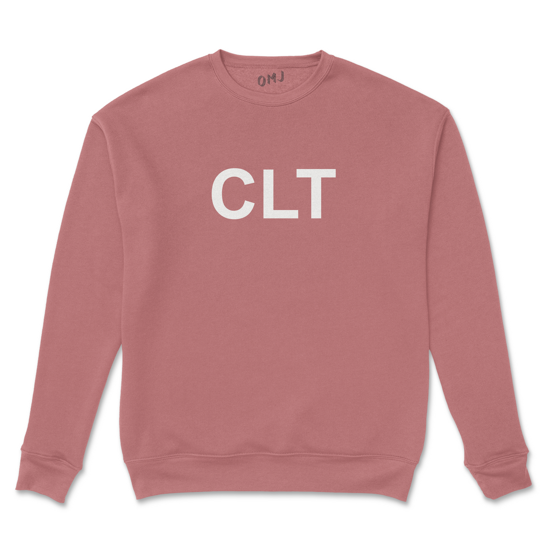 CLT Felt Letter Crewneck Sweatshirts