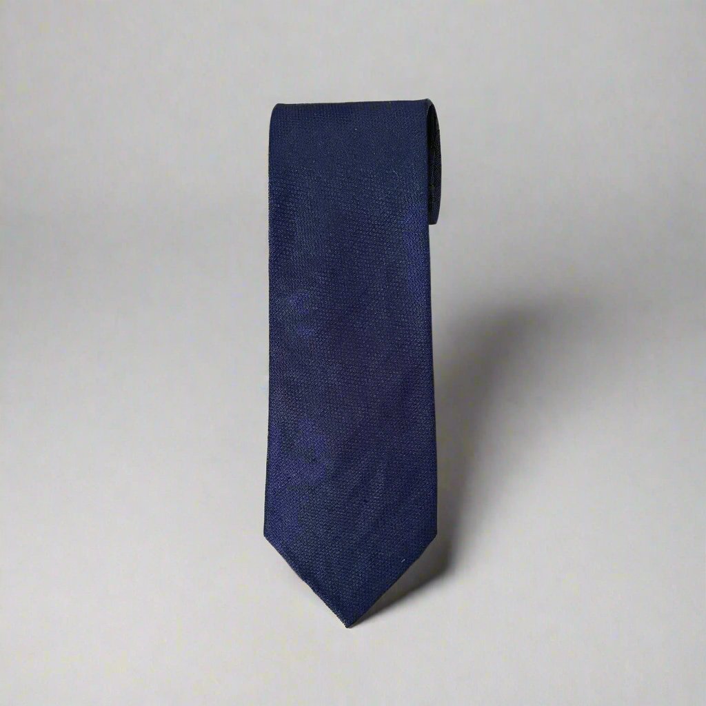 The Navy Textured Tie